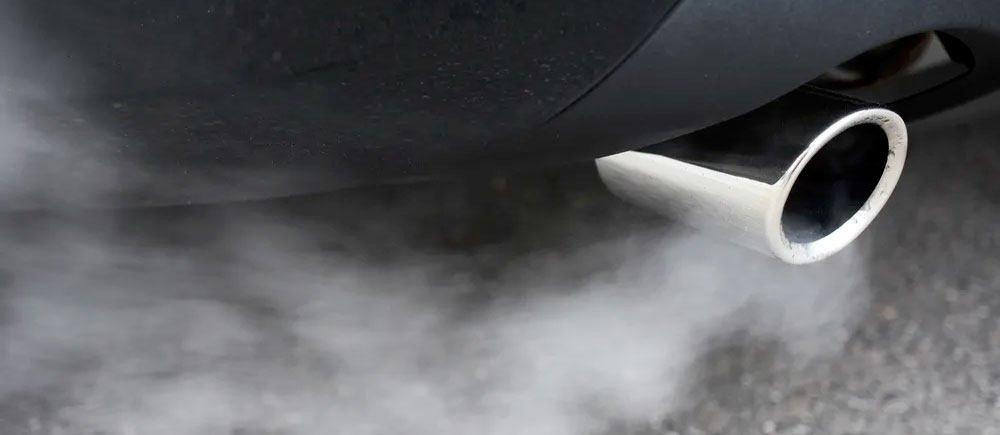 car exhaust fumes