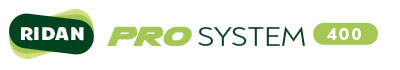 The Ridan Pro System 400 logo